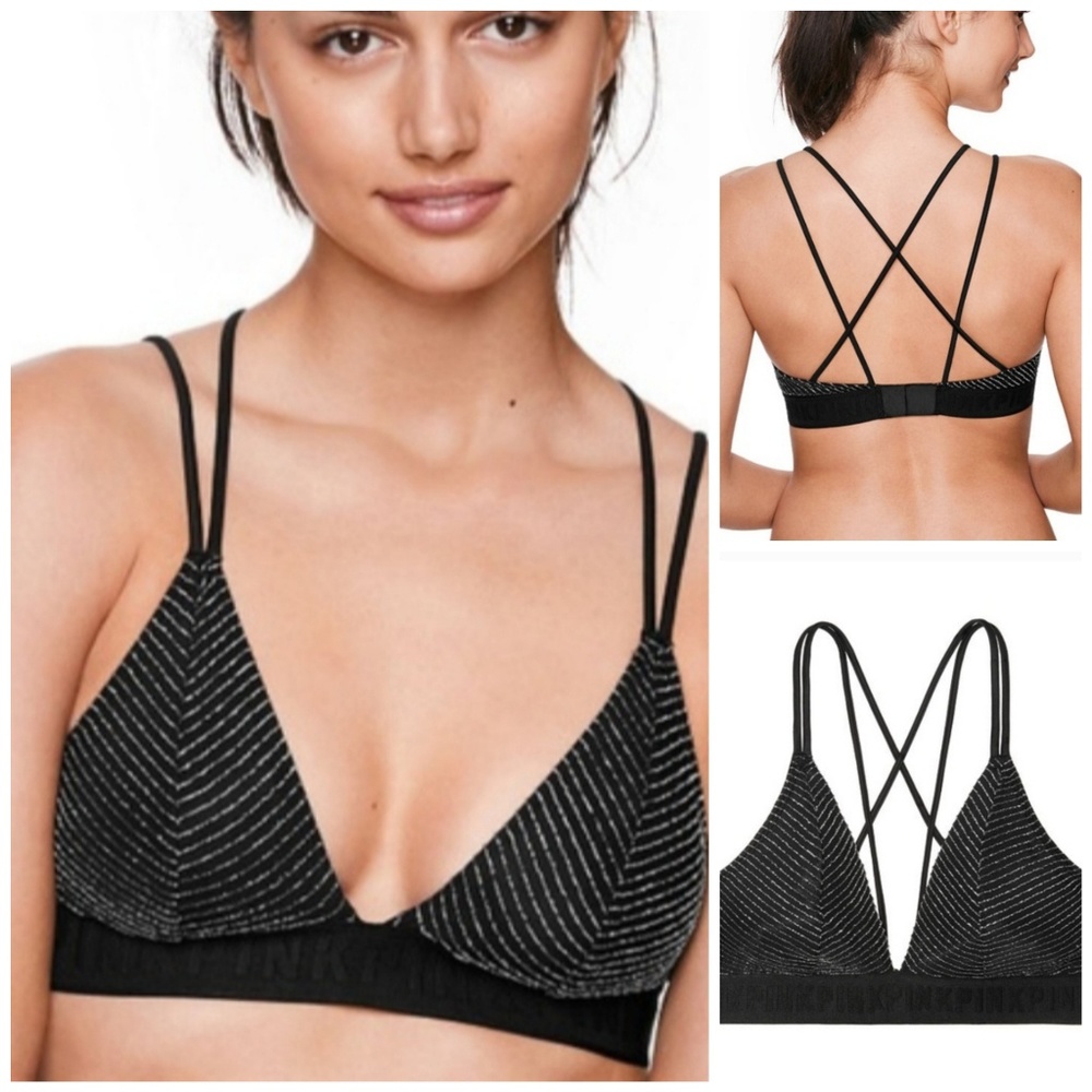 PINK Victoria's Secret strappy bralette - Picture 1 of 8
